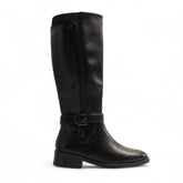 Europeon Union Women Black Leather Boot #3463